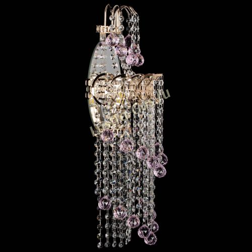 Бра Ника №5 розовая в Подольске Гусь Хрустальный