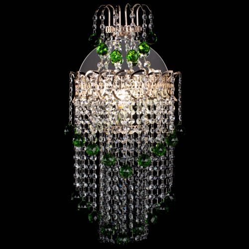 Бра Ника №5 зеленая в Подольске Гусь Хрустальный