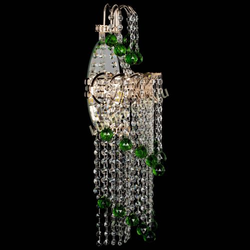 Бра Ника №5 зеленая в Подольске Гусь Хрустальный