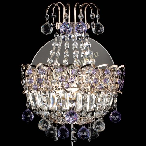 Бра Ника шар фиолетовая в Подольске Гусь Хрустальный