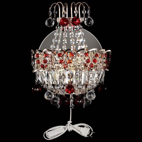 Бра Ника шар красная в Подольске Гусь Хрустальный