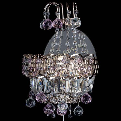 Бра Ника шар розовая в Подольске Гусь Хрустальный