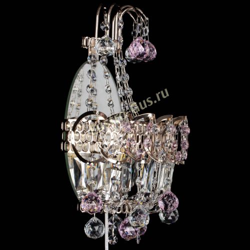 Бра Ника шар розовая в Подольске Гусь Хрустальный