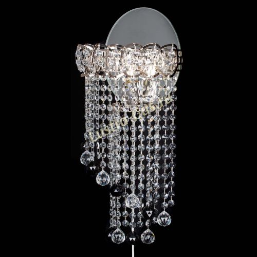 Бра Омега №1 черная в Подольске Гусь Хрустальный