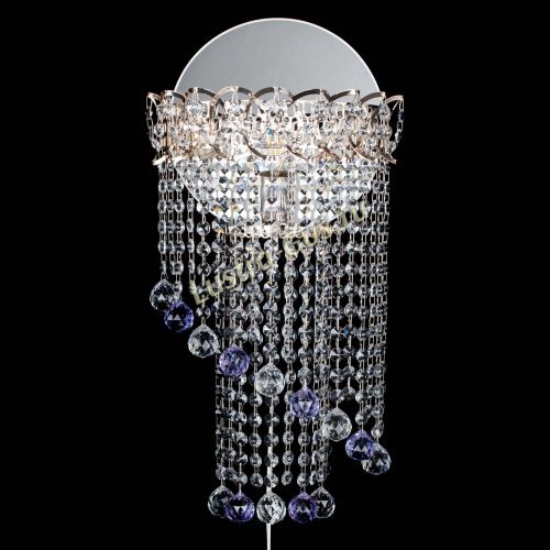 Бра Омега №1 фиолетовая в Подольске Гусь Хрустальный