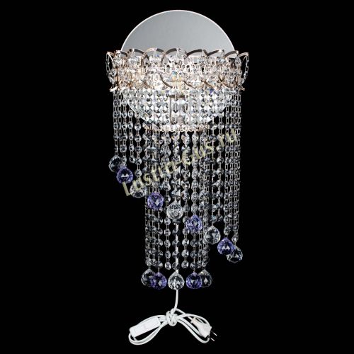 Бра Омега №1 фиолетовая в Подольске Гусь Хрустальный