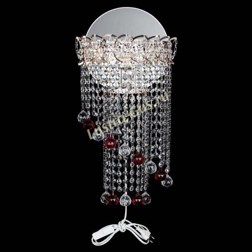 Бра Омега №1 красная в Подольске Гусь Хрустальный