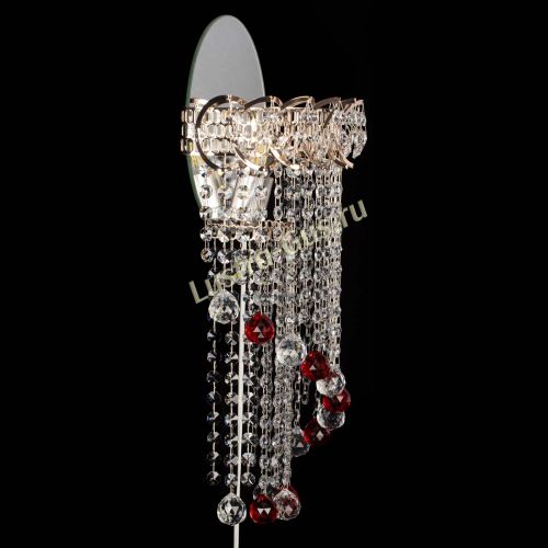 Бра Омега №1 красная в Подольске Гусь Хрустальный