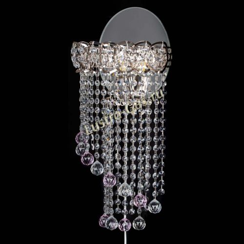 Бра Омега №1 розовая в Подольске Гусь Хрустальный