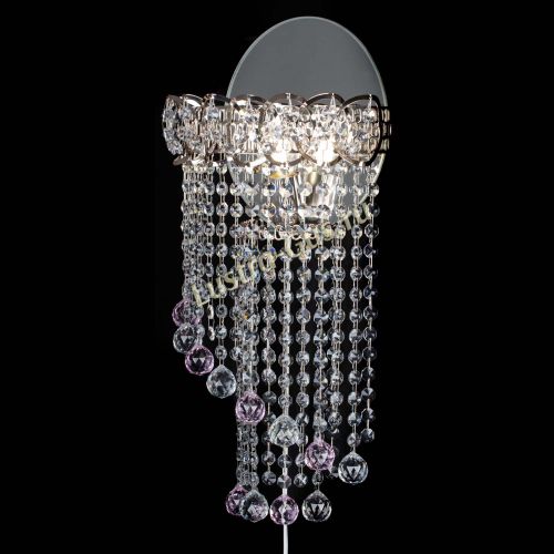 Бра Омега №1 розовая в Подольске Гусь Хрустальный