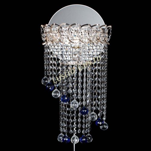 Бра Омега №1 синяя в Подольске Гусь Хрустальный