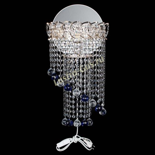 Бра Омега №1 синяя в Подольске Гусь Хрустальный