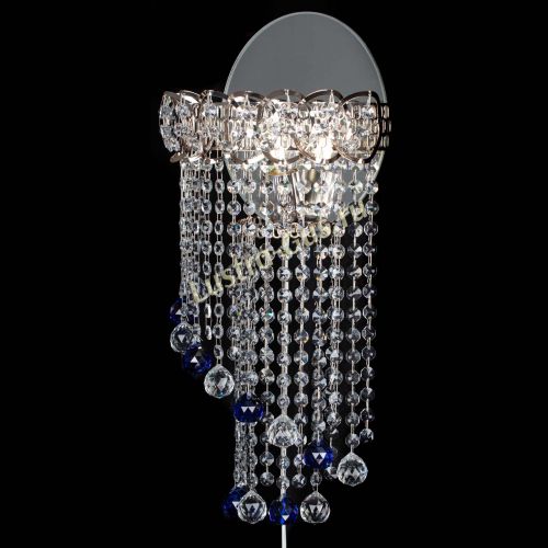 Бра Омега №1 синяя в Подольске Гусь Хрустальный