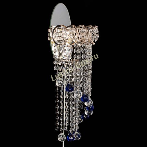 Бра Омега №1 синяя в Подольске Гусь Хрустальный