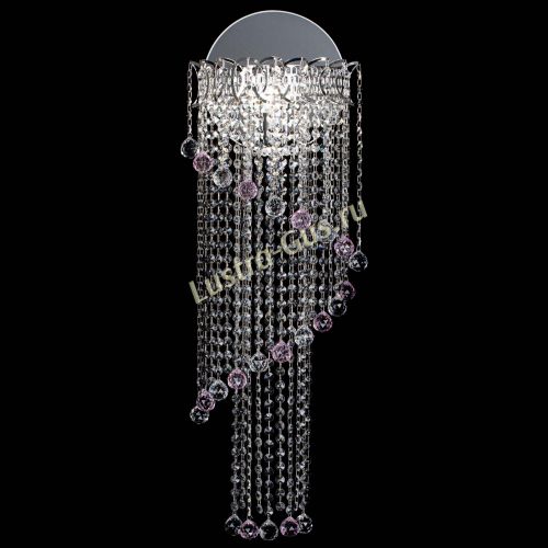 Бра Омега №3 розовая в Подольске Гусь Хрустальный