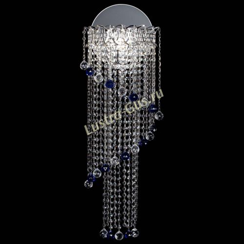 Бра Омега №3 синяя в Подольске Гусь Хрустальный