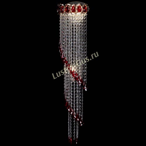 Бра Омега №4 красная в Подольске Гусь Хрустальный