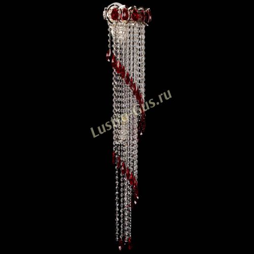 Бра Омега №4 красная в Подольске Гусь Хрустальный