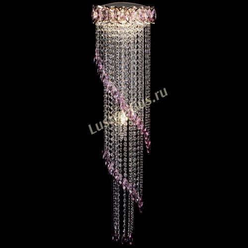 Бра Омега №4 розовая в Подольске Гусь Хрустальный