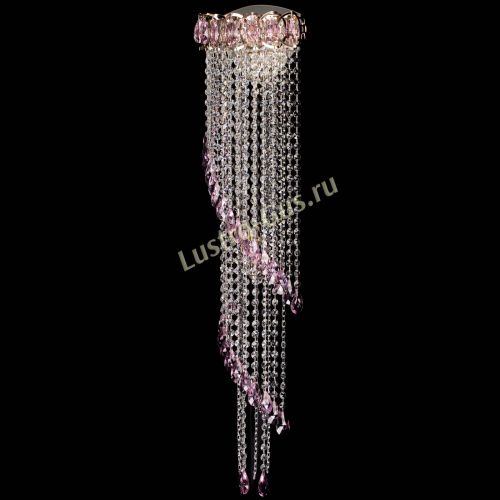 Бра Омега №4 розовая в Подольске Гусь Хрустальный