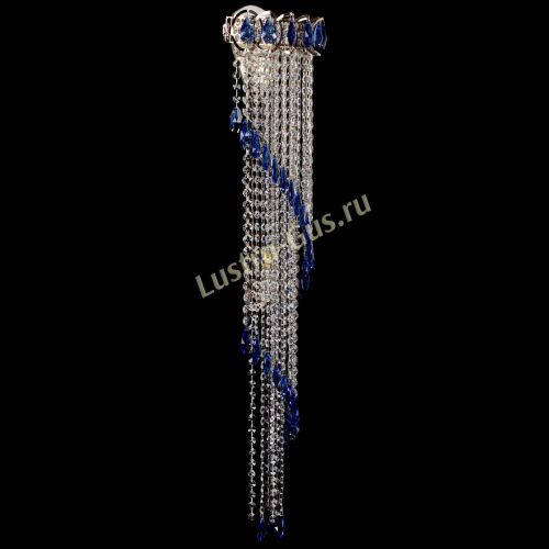 Бра Омега №4 синяя в Подольске Гусь Хрустальный
