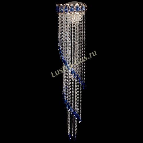 Бра Омега №4 синяя в Подольске Гусь Хрустальный