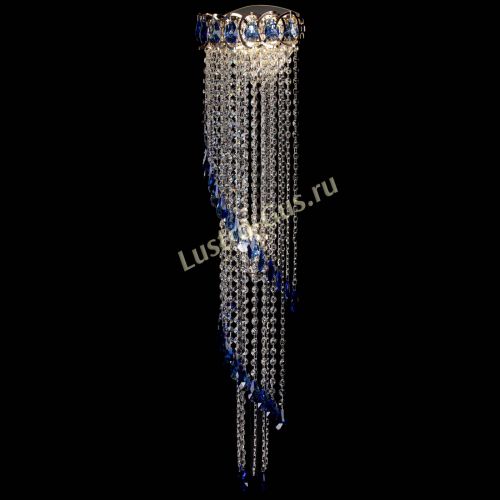 Бра Омега №4 синяя в Подольске Гусь Хрустальный