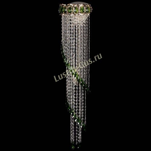 Бра Омега №4 зеленая в Подольске Гусь Хрустальный