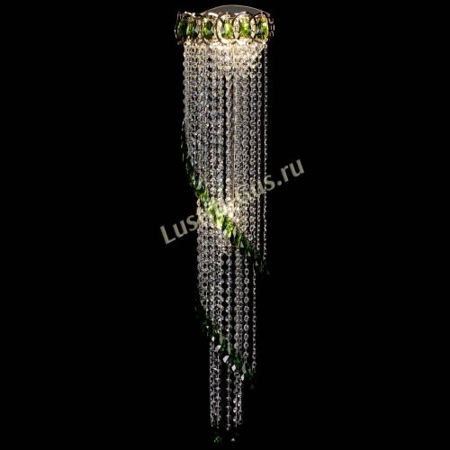 Бра Омега №4 зеленая в Подольске Гусь Хрустальный