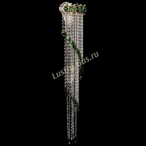 Бра Омега №4 зеленая в Подольске Гусь Хрустальный