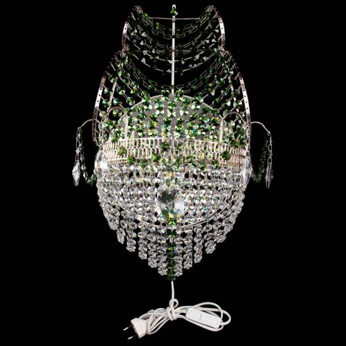 Бра Парусник №1 зеленая в Подольске Гусь Хрустальный