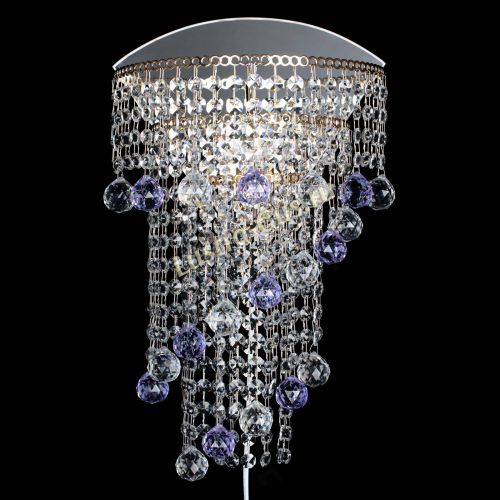 Бра Пирамида №3 фиолетовая в Подольске Гусь Хрустальный