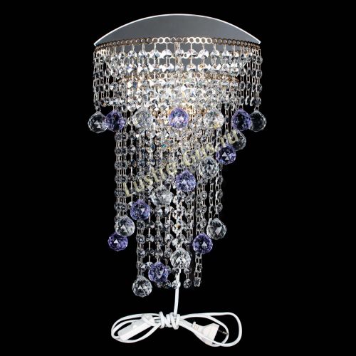 Бра Пирамида №3 фиолетовая в Подольске Гусь Хрустальный