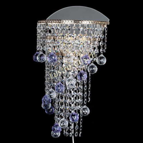 Бра Пирамида №3 фиолетовая в Подольске Гусь Хрустальный