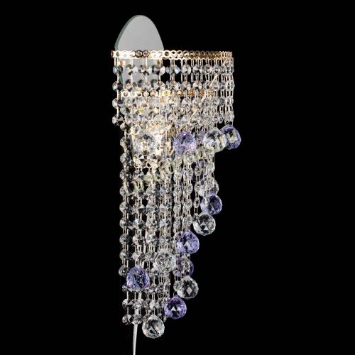 Бра Пирамида №3 фиолетовая в Подольске Гусь Хрустальный