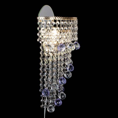 Бра Пирамида №3 фиолетовая в Подольске Гусь Хрустальный