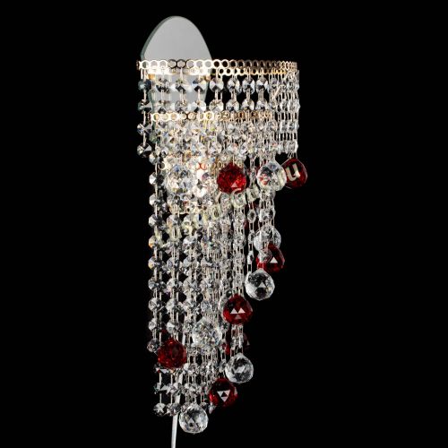 Бра Пирамида №3 красная в Подольске Гусь Хрустальный