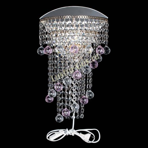 Бра Пирамида №3 розовая в Подольске Гусь Хрустальный