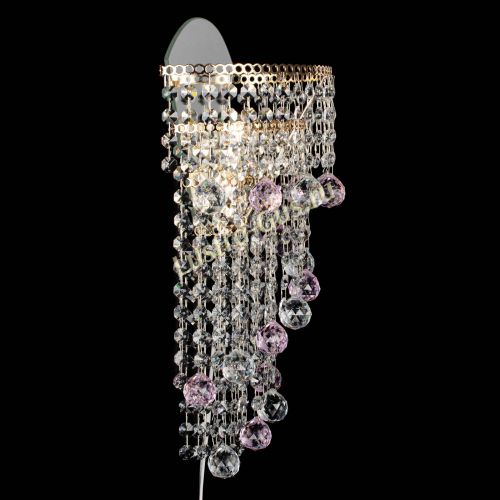 Бра Пирамида №3 розовая в Подольске Гусь Хрустальный