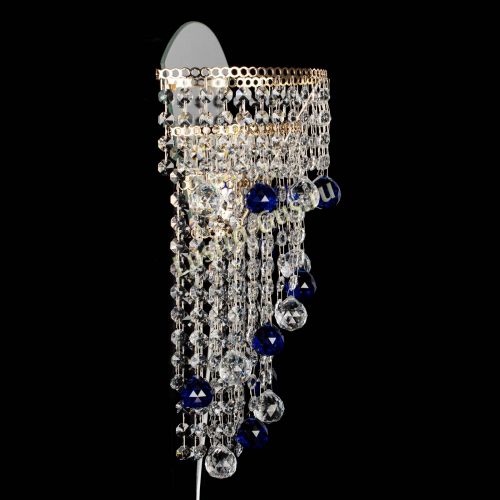 Бра Пирамида №3 синяя в Подольске Гусь Хрустальный