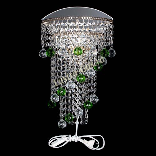 Бра Пирамида №3 зеленая в Подольске Гусь Хрустальный