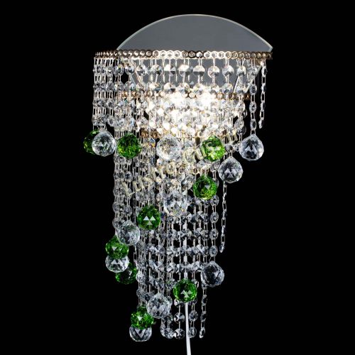 Бра Пирамида №3 зеленая в Подольске Гусь Хрустальный