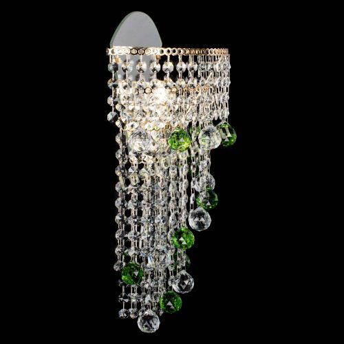 Бра Пирамида №3 зеленая в Подольске Гусь Хрустальный