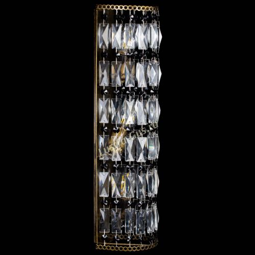 Бра Прямоугольник пластинка под бронзу Черная в Подольске Гусь Хрустальный