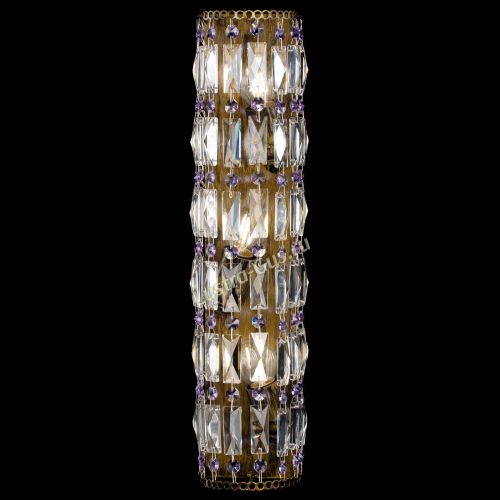 Бра Прямоугольник пластинка под бронзу Фиолетовая в Подольске Гусь Хрустальный