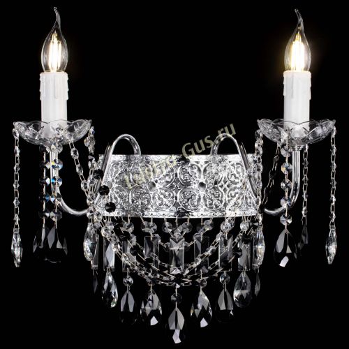 Бра Свеча Восток №2 черная в Подольске Гусь Хрустальный