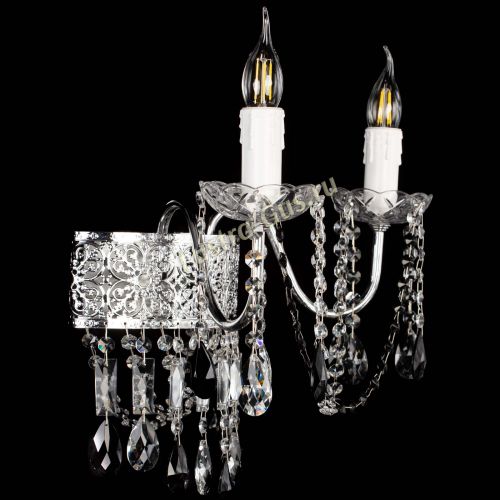 Бра Свеча Восток №2 черная в Подольске Гусь Хрустальный