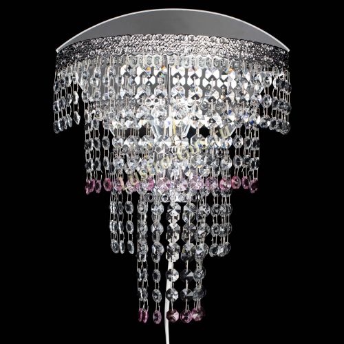 Бра Токката оптикон розовая в Подольске Гусь Хрустальный