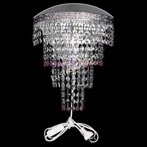 Бра Токката оптикон розовая в Подольске Гусь Хрустальный