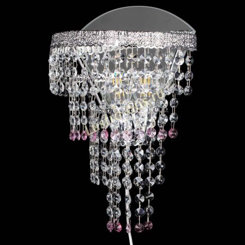 Бра Токката оптикон розовая в Подольске Гусь Хрустальный